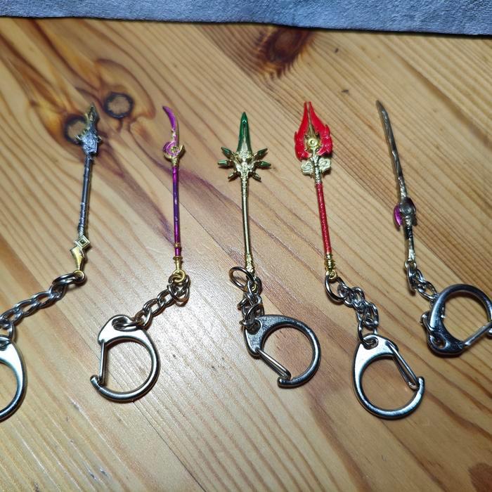 Genshin Impact Weapon Gachi Gantungan Kunci