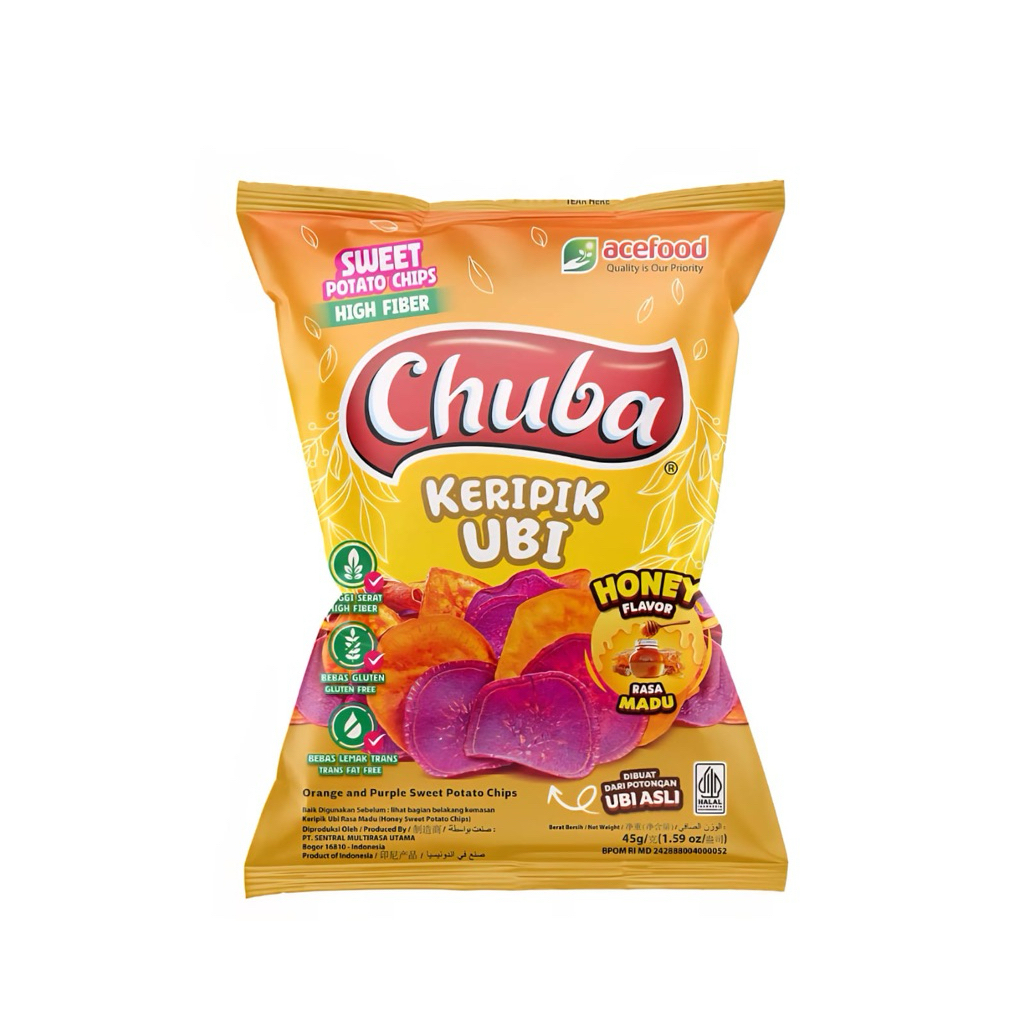 

Chuba Keripik Ubi Rasa Madu 45gr