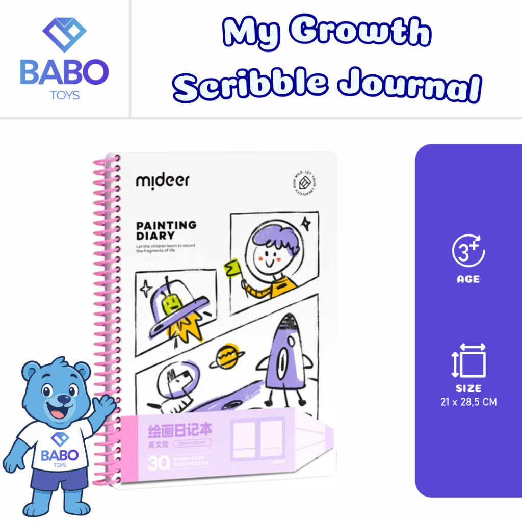 

Mideer My Growth Scribble Journal English Book Buku Jurnal Diary Anak Anak Notebook Buku Catatan Agenda Sekolah Anak