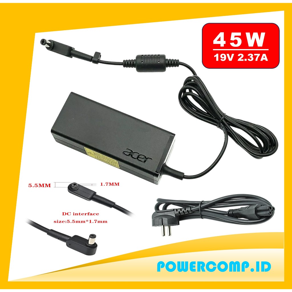 Adapter Charger Laptop ACER Aspire V5-121 V5-122P V5-123 V5-471G V5-561 V5-561P – Adaptor Charger La