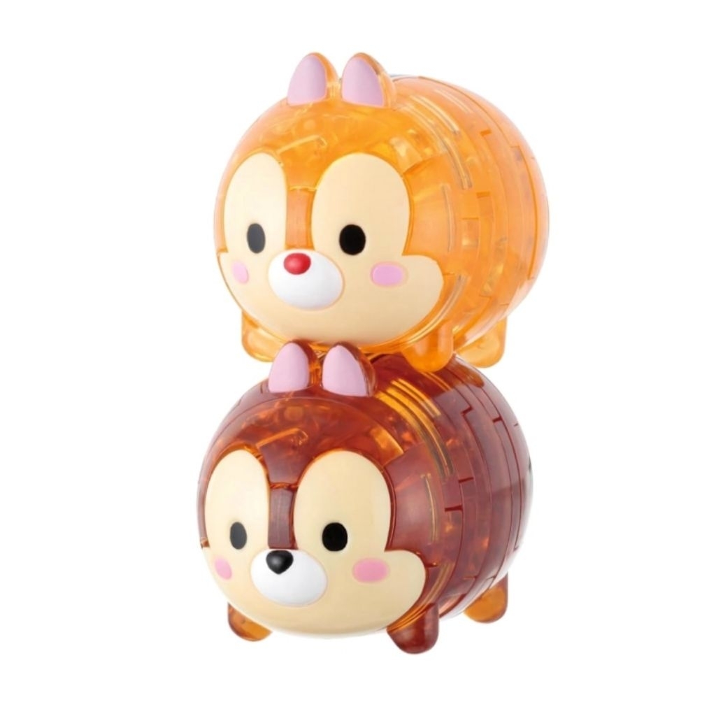 Hanayama Tsum Tsum Chip & Dale 3D Crystal Puzzle 44 pcs