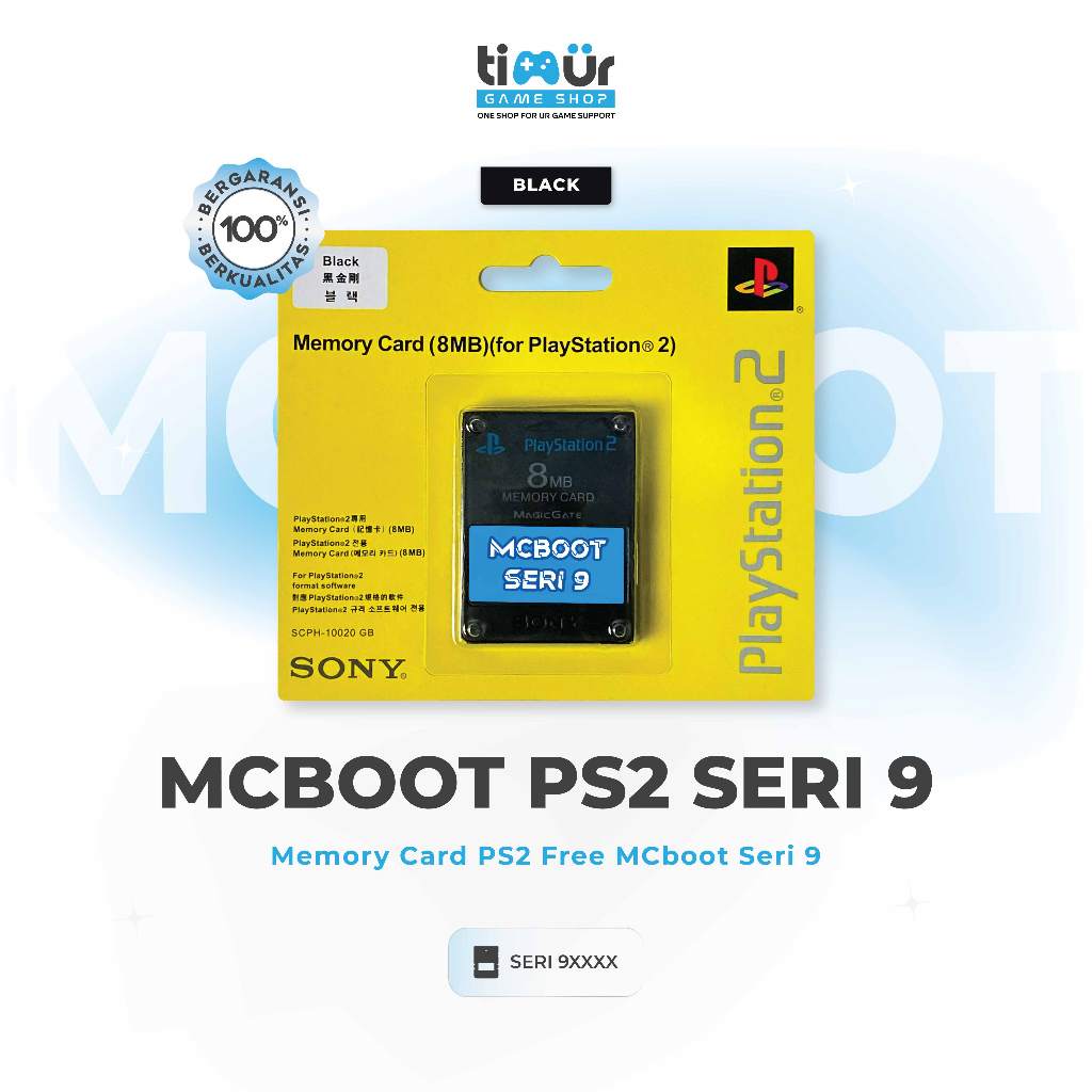 Memory Card Free MCboot MC PS2 Slim Harddisk Tanpa IC Matrix Seri 9