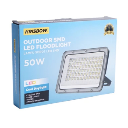 Krisbow Lampu Sorot Led Smd 50 Watt Ip65 - Hitam