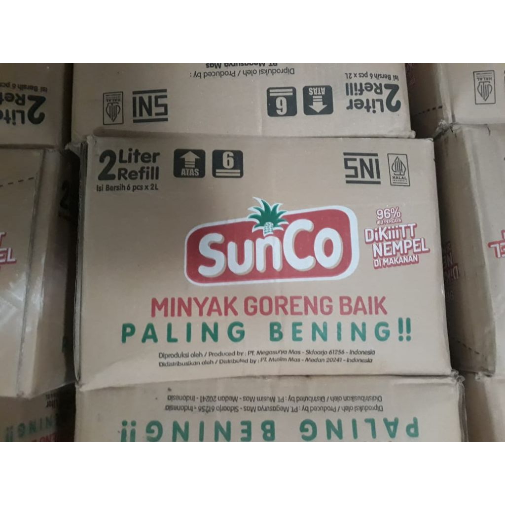 

minyak goreng SunCo refil 2 liter