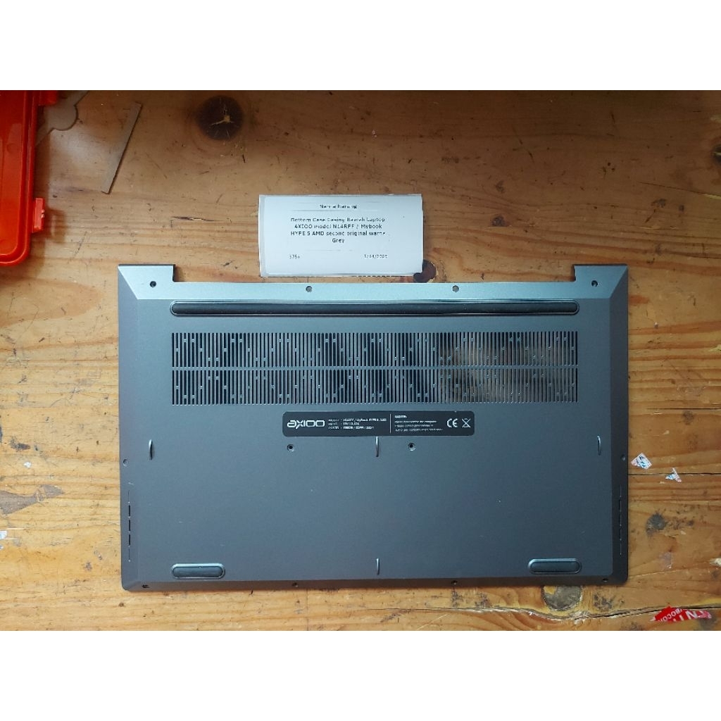 Bottom Case Casing Bawah laptop AXIOO model N14RPF / Mybook HYPE 5 AMD second original earna grey