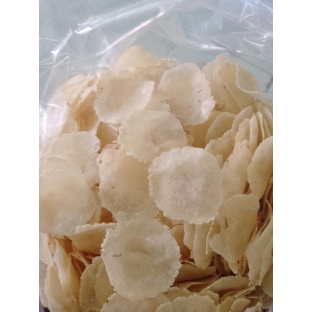 

emping mentah asli lebar satu 250gr