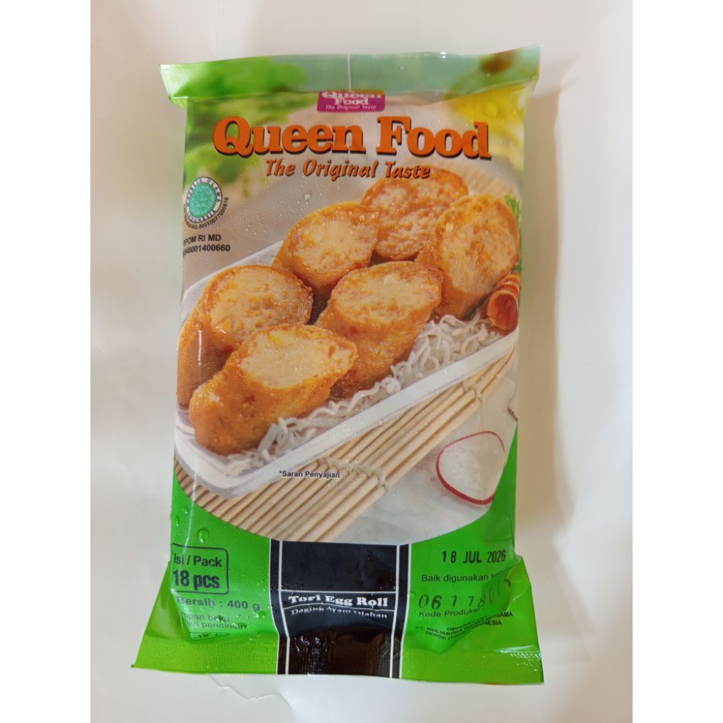 

QUEEN FOOD tori egg roll 400gram