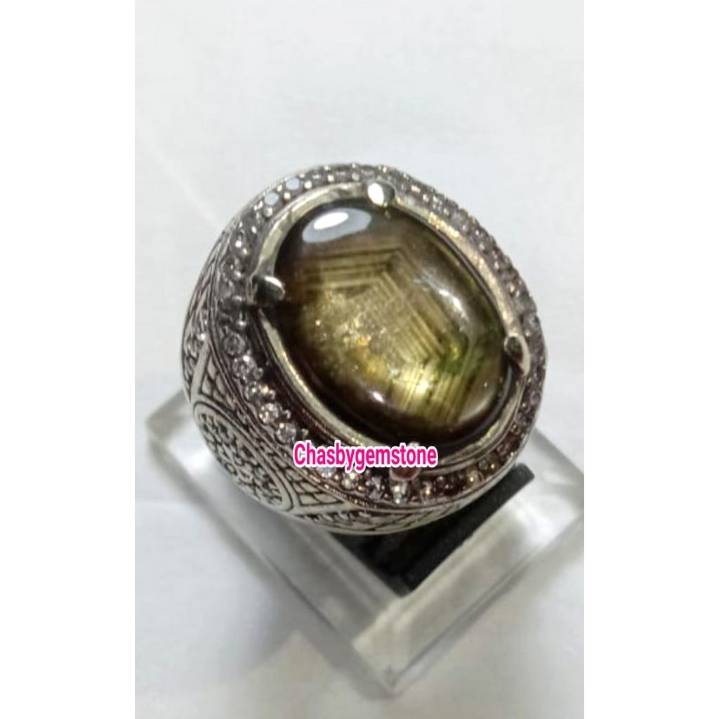 Batu black saphire star-Safir bangsing kresnadana Thailand