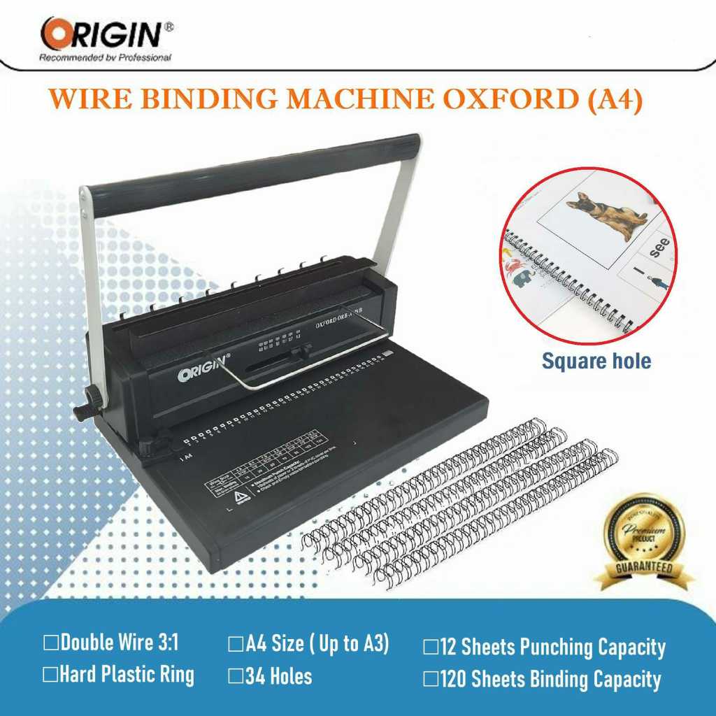 

Mesin Jilid / Mesin Binding Origin Oxford A4