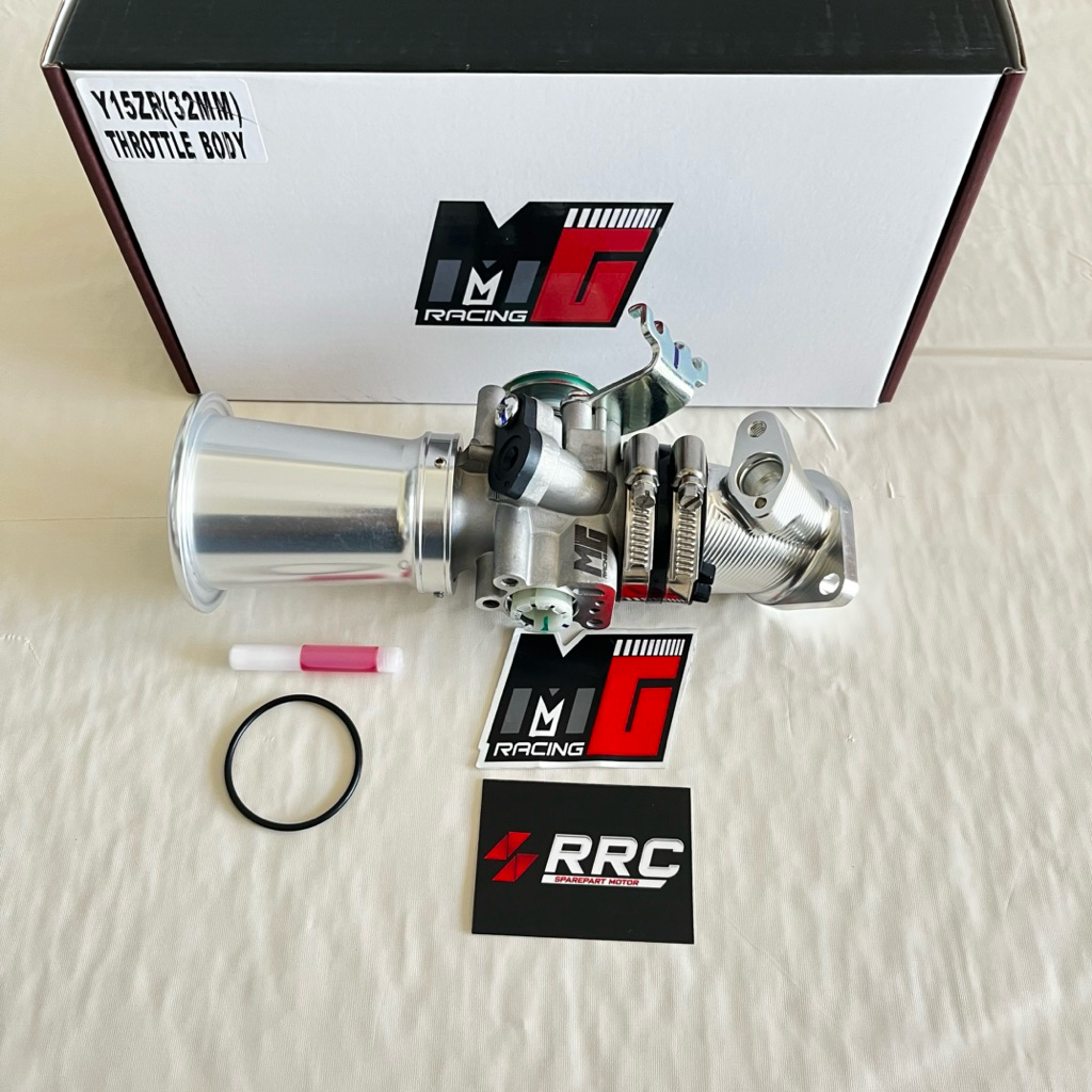 TB Thorttle body tipe coin full set intake cnc velocity mx/mxking/vixion/r15 ukuran 32,34,38,42,45 M