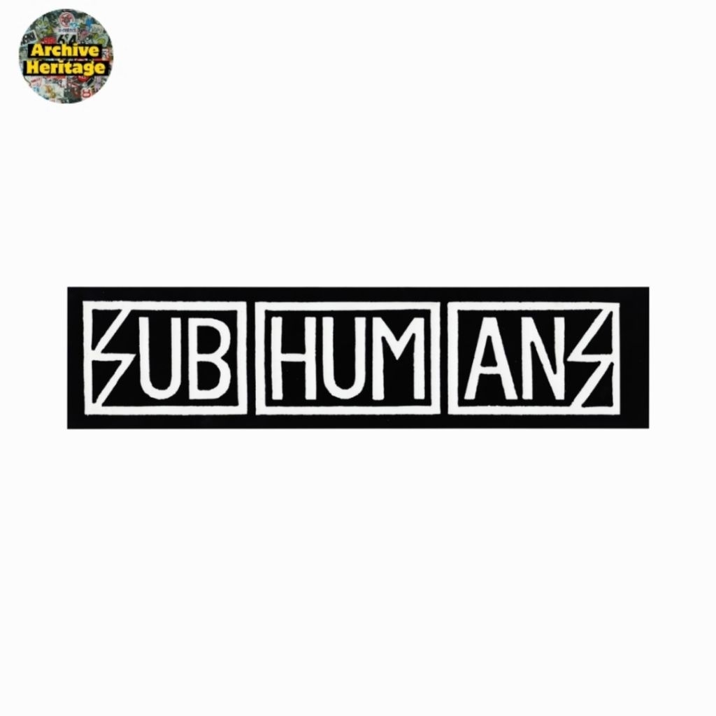 

sticker Subhumans uk punk rock band stiker