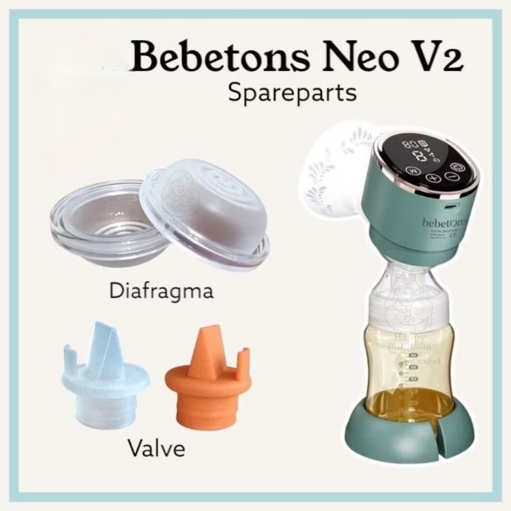 Bebetons Neo V2 Spareparts / Diafragma bebetons neo v2 / Valve bebetons Neo V2 / suku cadang pompa a