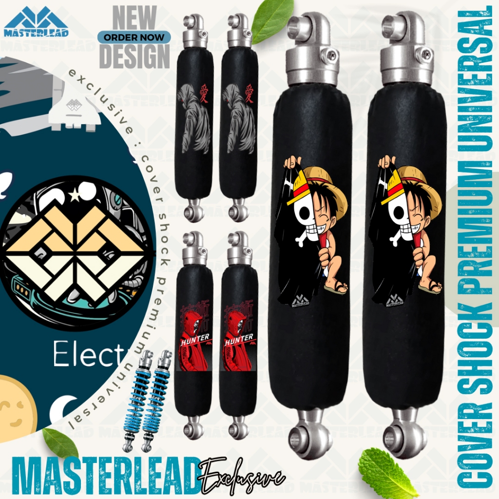 (2 PCS / SEPASANG) Sarung Shockbreaker PCX 160 PREMIUM COVER SHOCK BELAKANG PCX 160 ABS ACC COVER PE