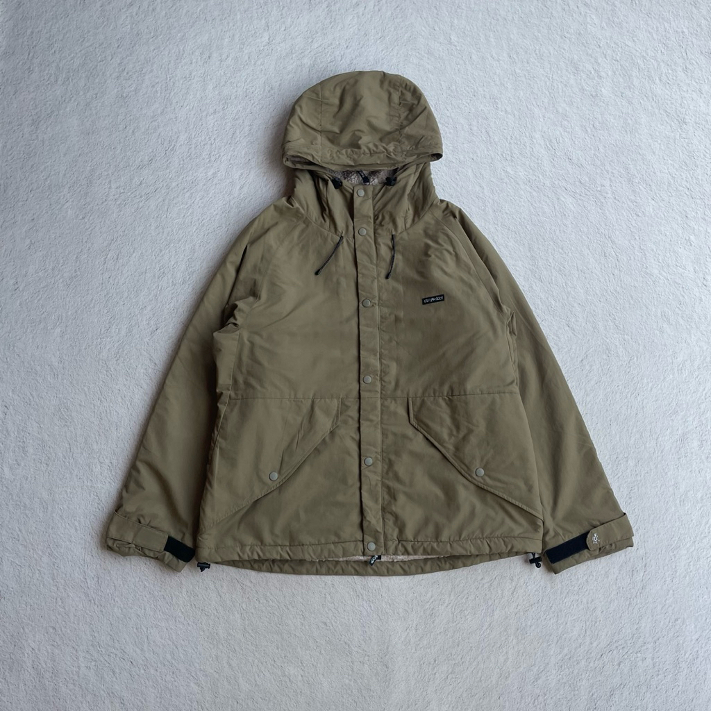 Jaket Gramicci Parka Nylon boa khakis