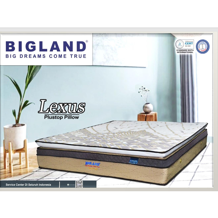 Bigland Kasur Springbed ORI tipe LEXUS PlushTop