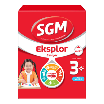 

SGM Eksplor 3+ IronC Susu Bubuk Pertumbuhan Anak Vanila 900 g