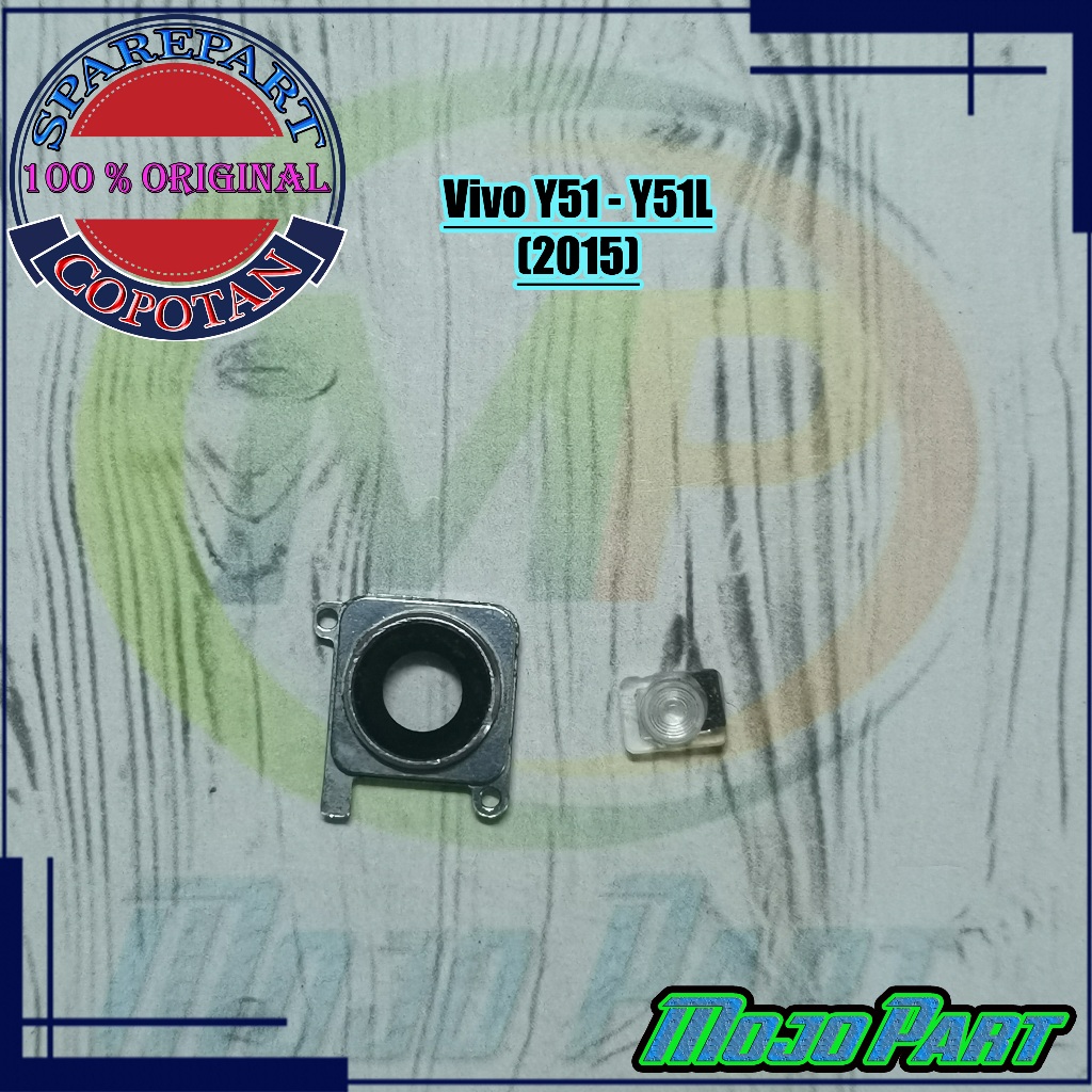 Vivo Y51 / Y51L 2015 Frame Ring Lensa Kaca Kamera Belakang Original Copotan | Mojo Part