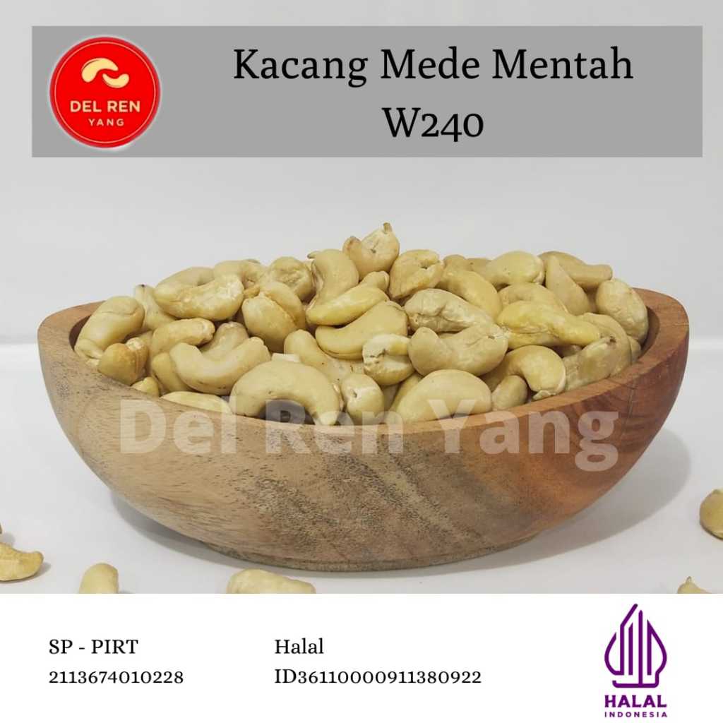 

Kacang Mede Mentah Utuh Jumbo W240 - 100kg