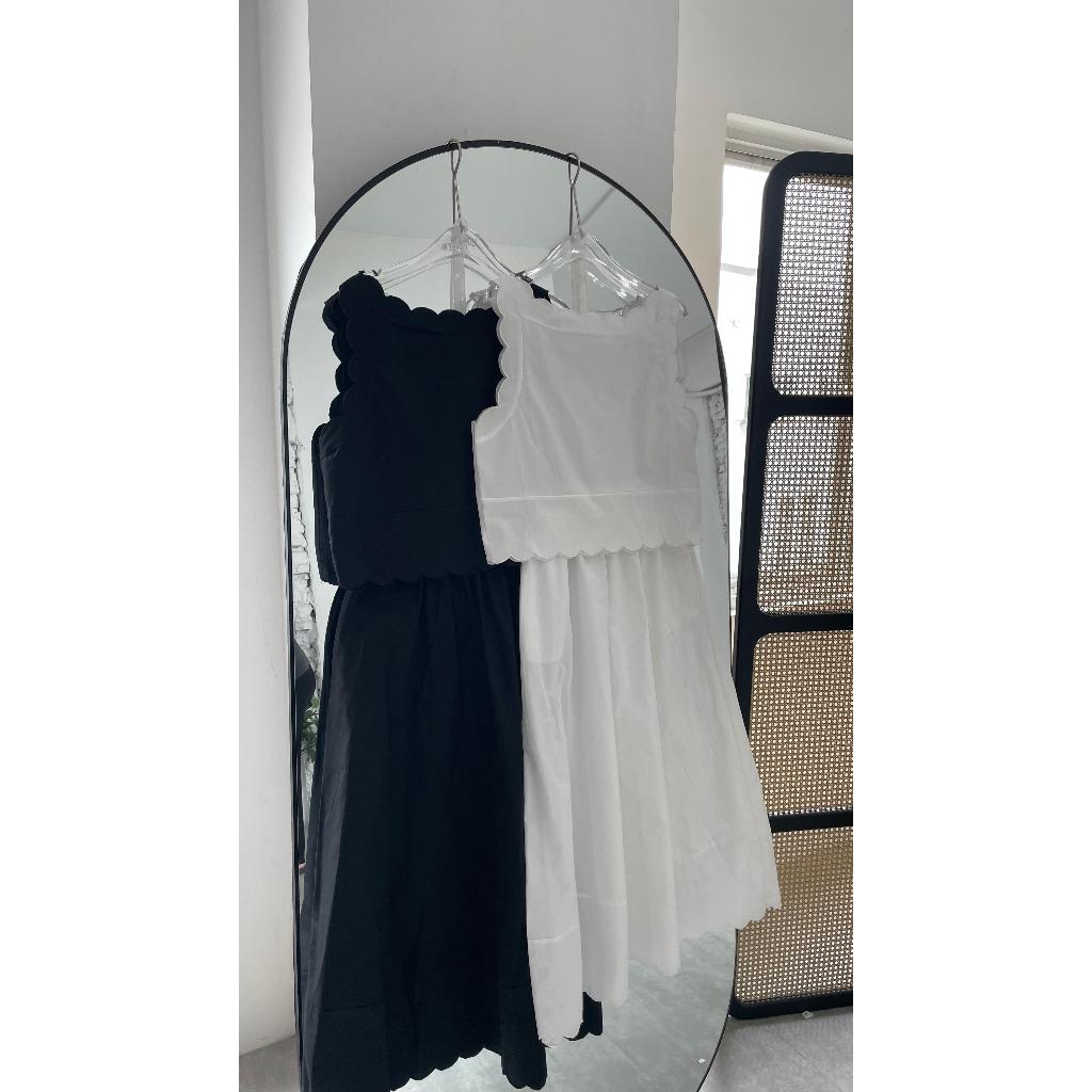 SET 4782 ONE SET (TOP+SKIRT) SETELAN KATUN WANITA ONE SET ROK PANJANG