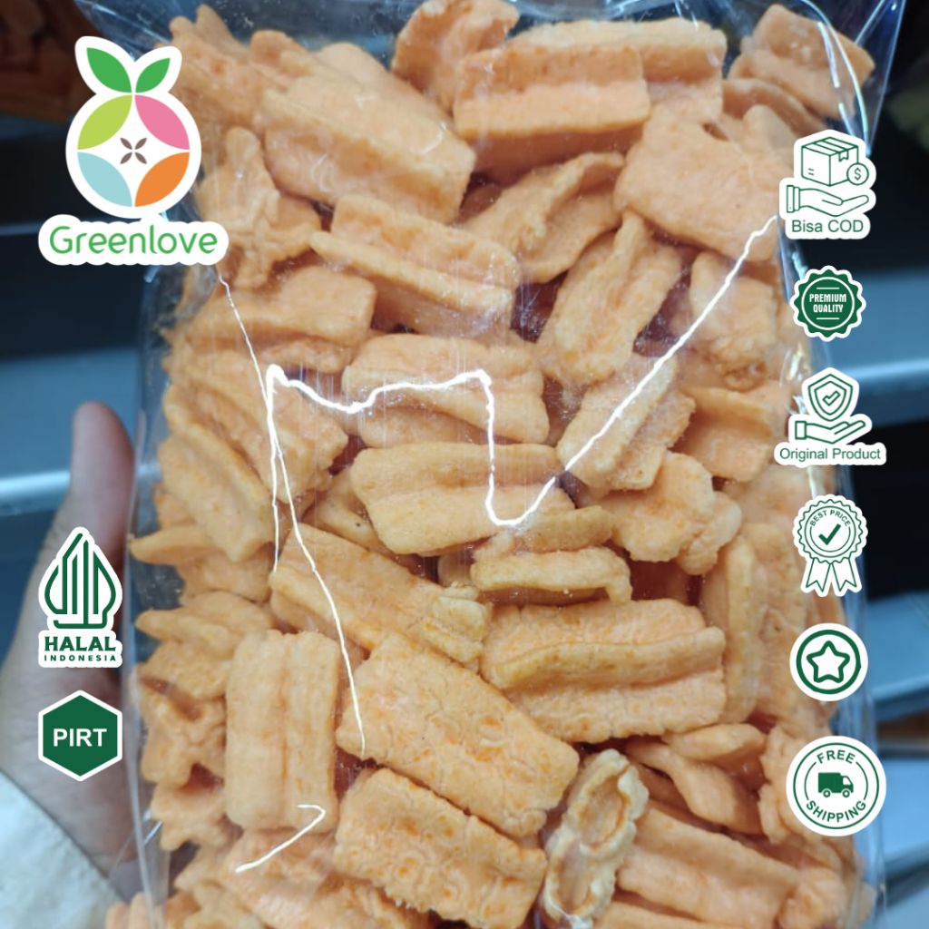 

kripik pang pang / krupuk pang pang bintang