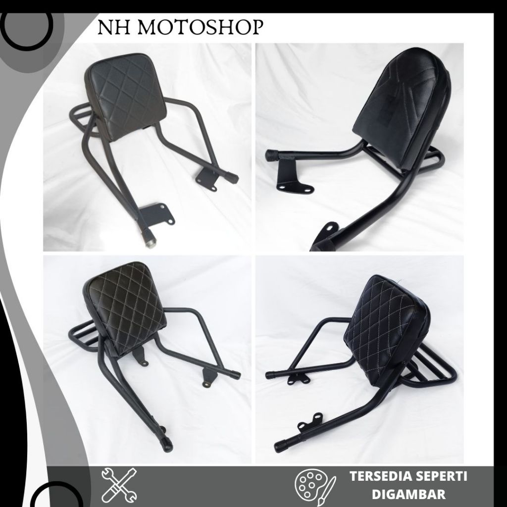 SANDARAN SENDERAN JOK BELAKANG MOTOR ALL BEAT STREET DELUXE FI KARBU SENDERAN JOK MOTOR SCOOPY NMAX 