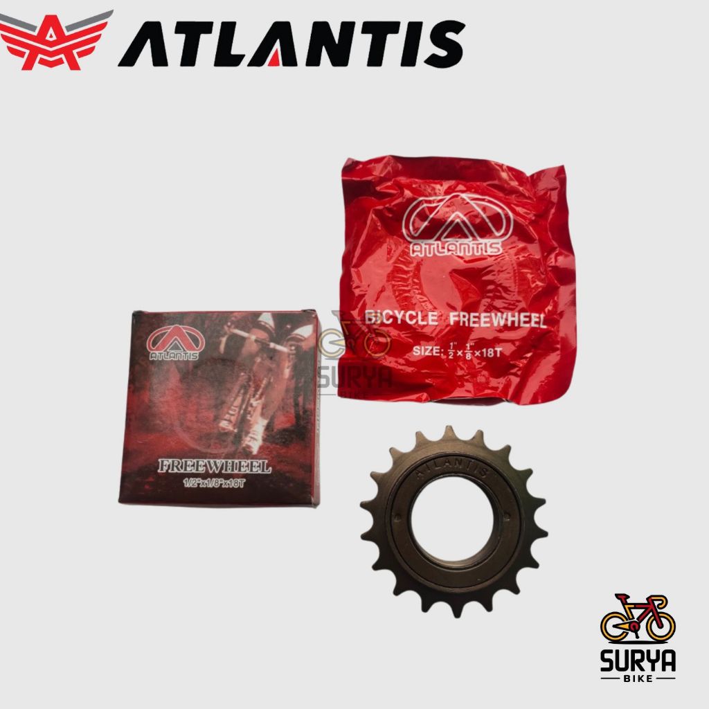Freewheel Atlantis 18T AT-18 Gear Belakang Gir Sepeda BMX Mini MTB
