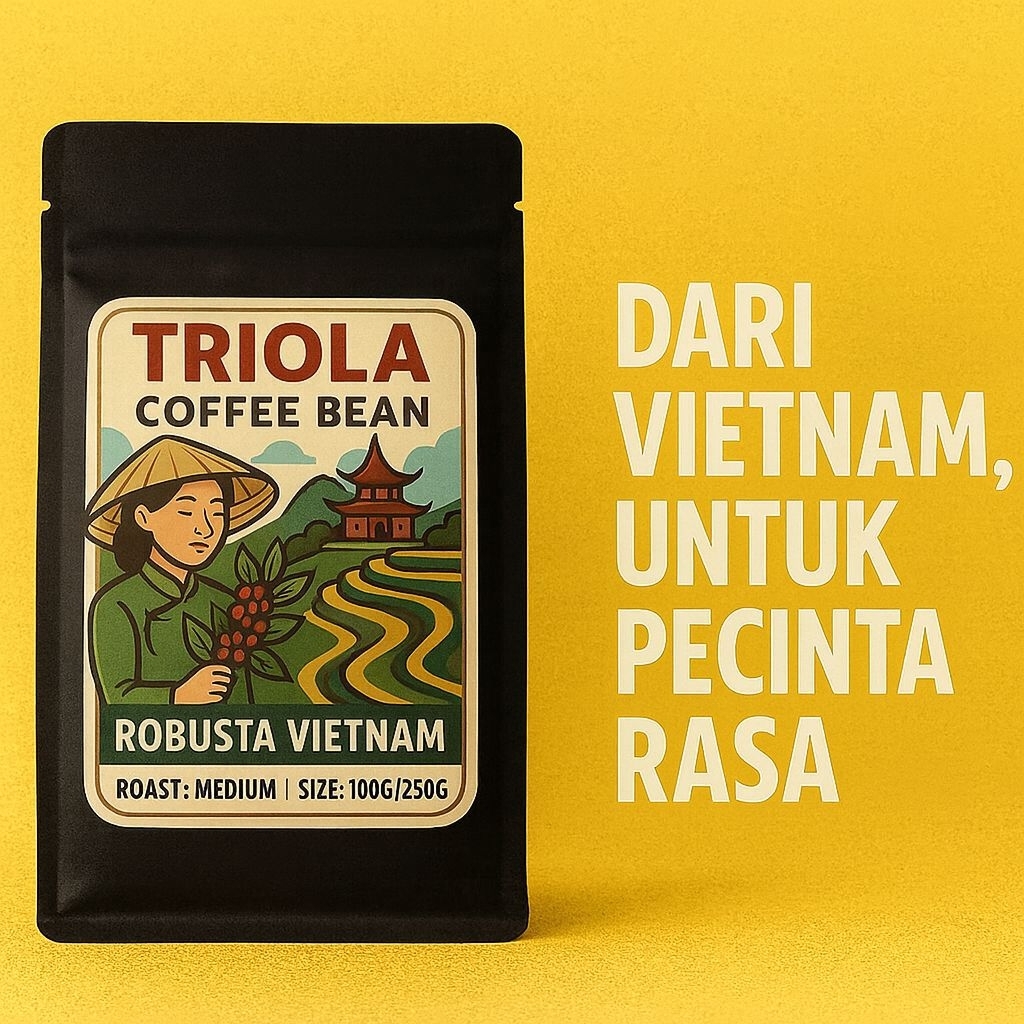 

Kopi Robusta Vietnam Premium Full Wash Medium Roast 100% Original - 100 Gr . 250 Gr Bubuk atau Biji