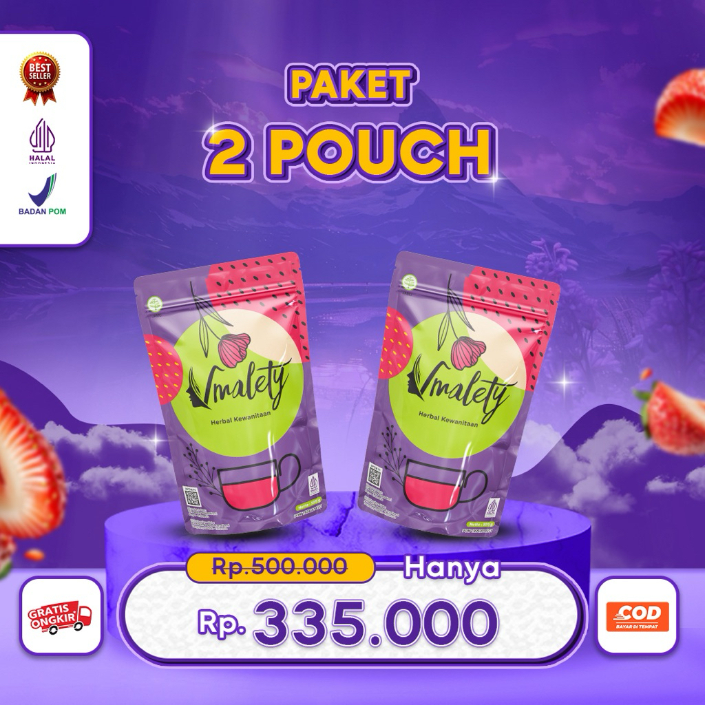 

F_daybose - Vmalety Minuman Herbal Kewanitaan 2 Pouch Rasa Mixberry
