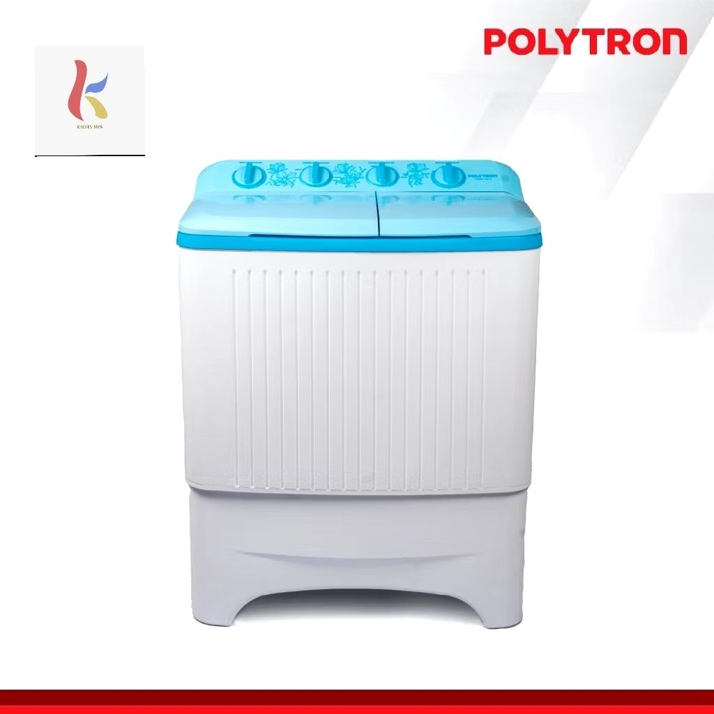 MESIN CUCI POLYTRON 8073 8Kg //  Mesin Cuci Polytron PWM 8073 8kg//Mesin Cuci Polytron 2 Tabung 8kg 