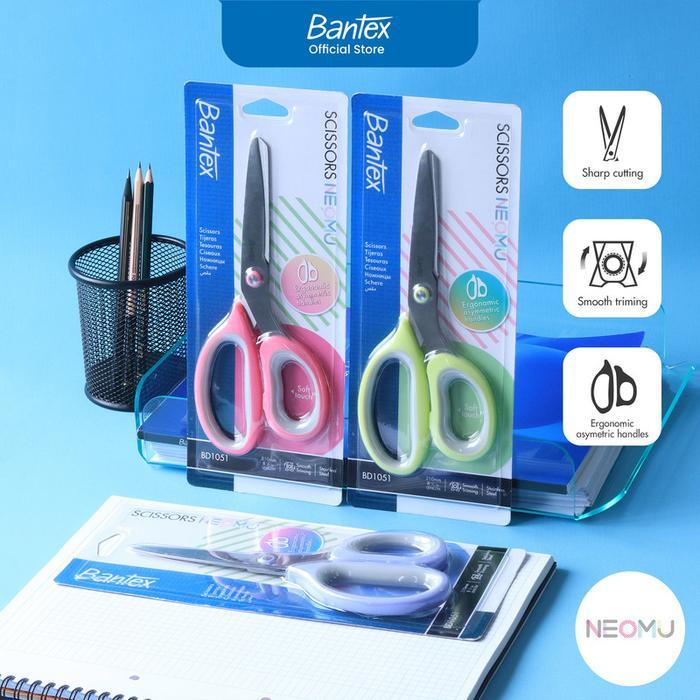 

Bantex Gunting / Office Scissor Pegangan Ergonomis Pisau Tajam Stainless Steel