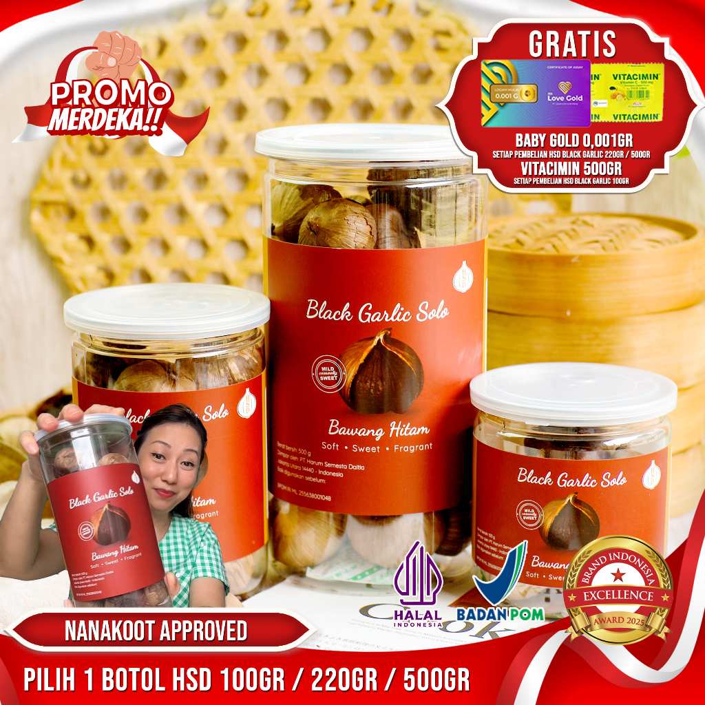 

HSD Black Garlic Solo ( Bawang Hitam Tunggal)