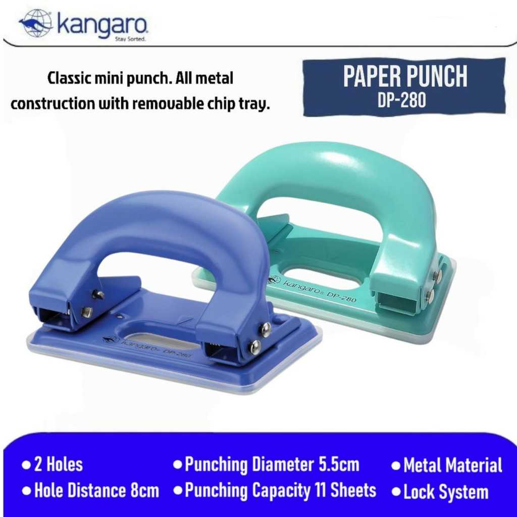 

Pembolong Kertas / Pelubang Kertas 30XL Kangaro DP280