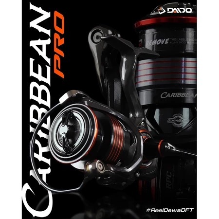 Reel daido caribbean pro sw power handle 1000 - 2000 - reel pancing daido caribean