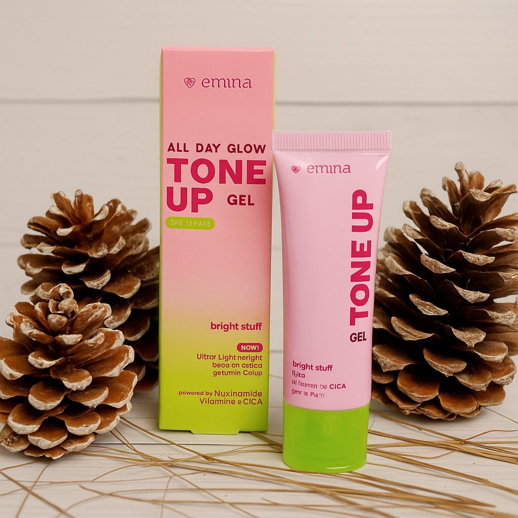 EMINA ALL DAY GLOW TONE UP GEL/ Pelembab Emina