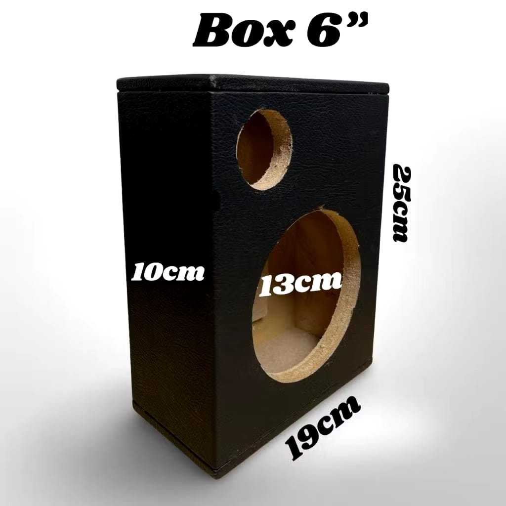 Box Speaker Box Miniatur 6 Inch dan 6,5 Inch + Tempat Tweeter