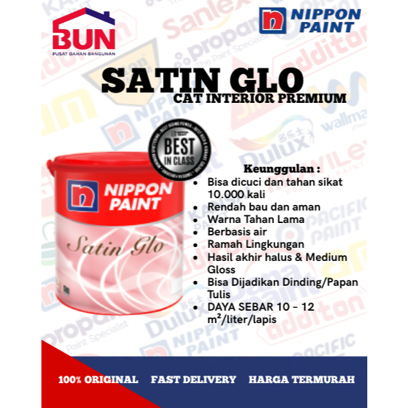 CHAMELEON BGG 1798T 20 KG / SAGE GREEN CAT TEMBOK EKSTERIOR NIPPON PAINT / SATIN GLO PAILAN