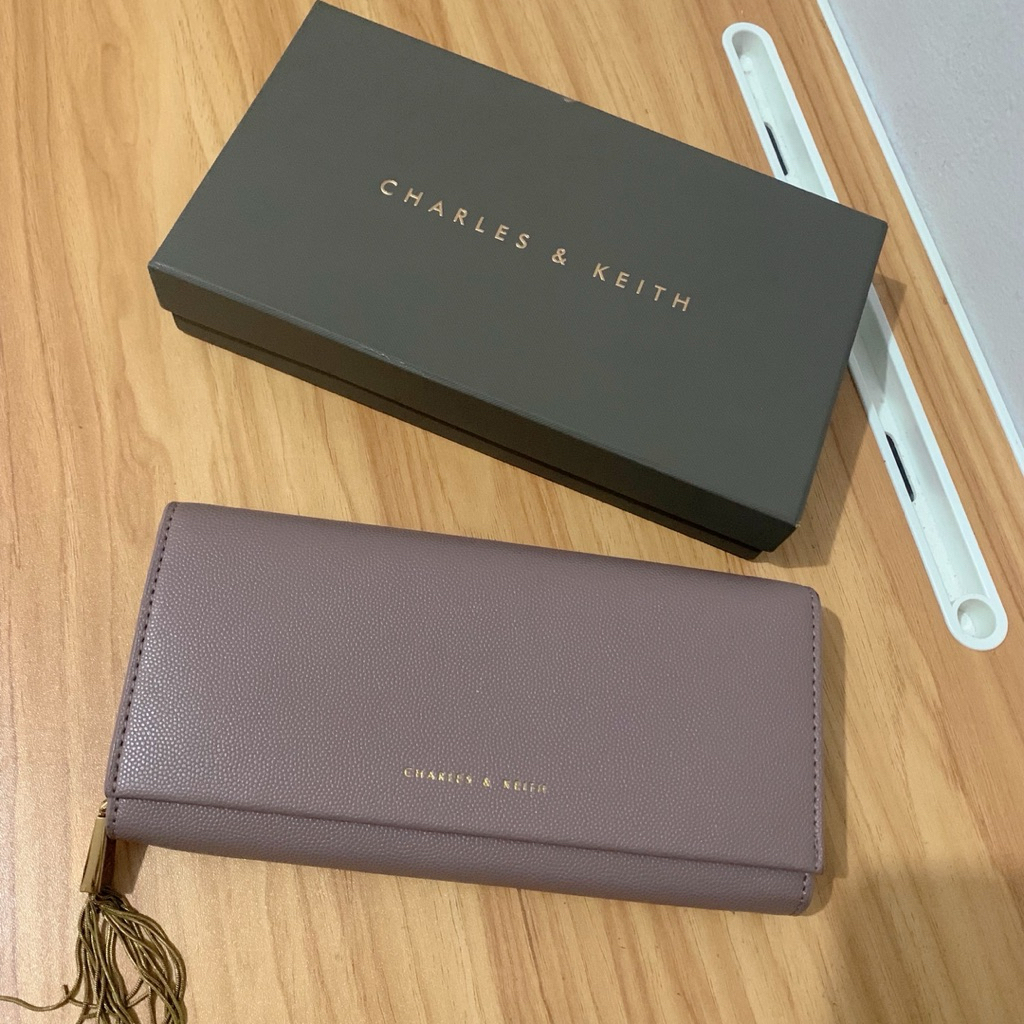 [PRELOVED] CK METAL TASSEL CLASSIC LONG WALLET