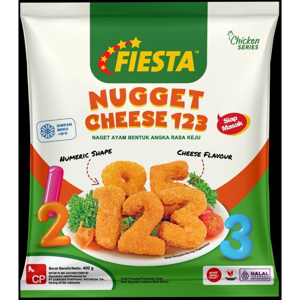 

Fiesta Nugget Cheese 123 400gr