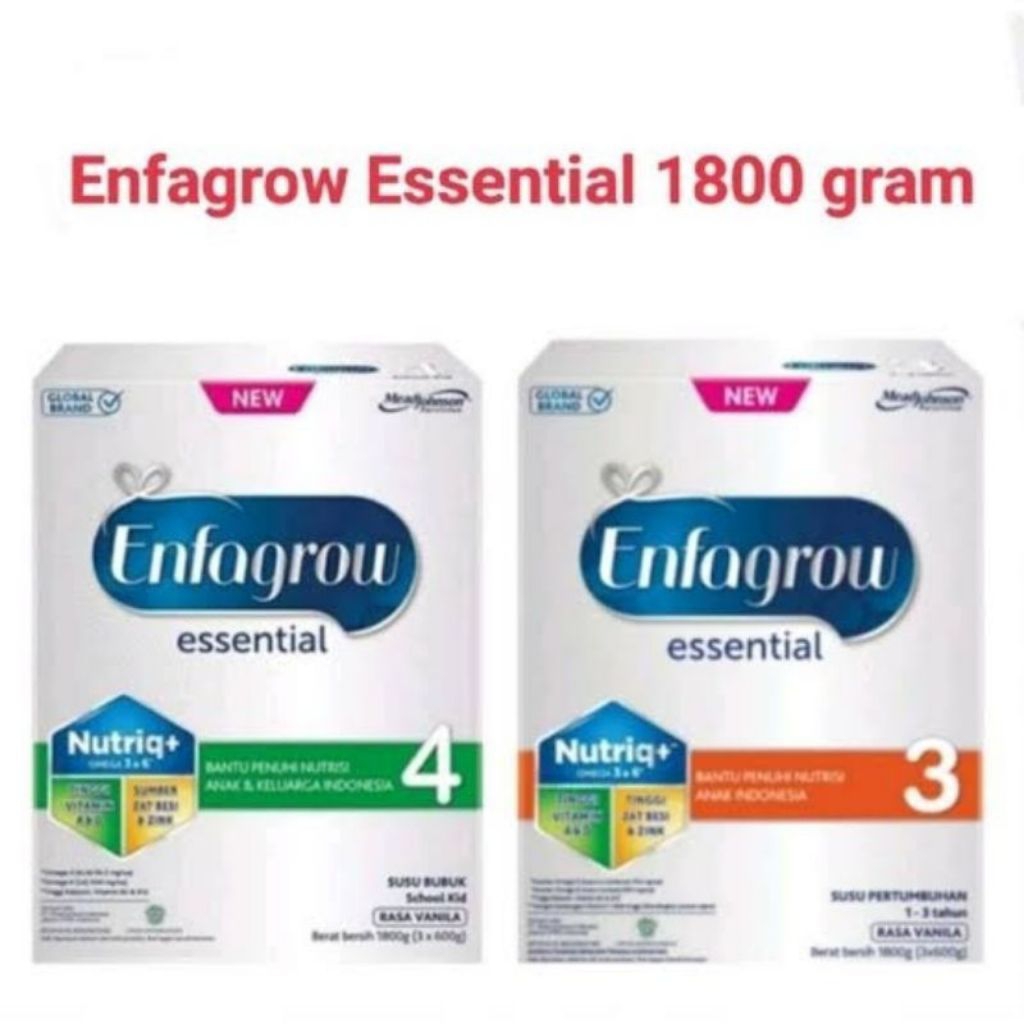 

Enfagrow Essential tahap 3 dan 4 1800g