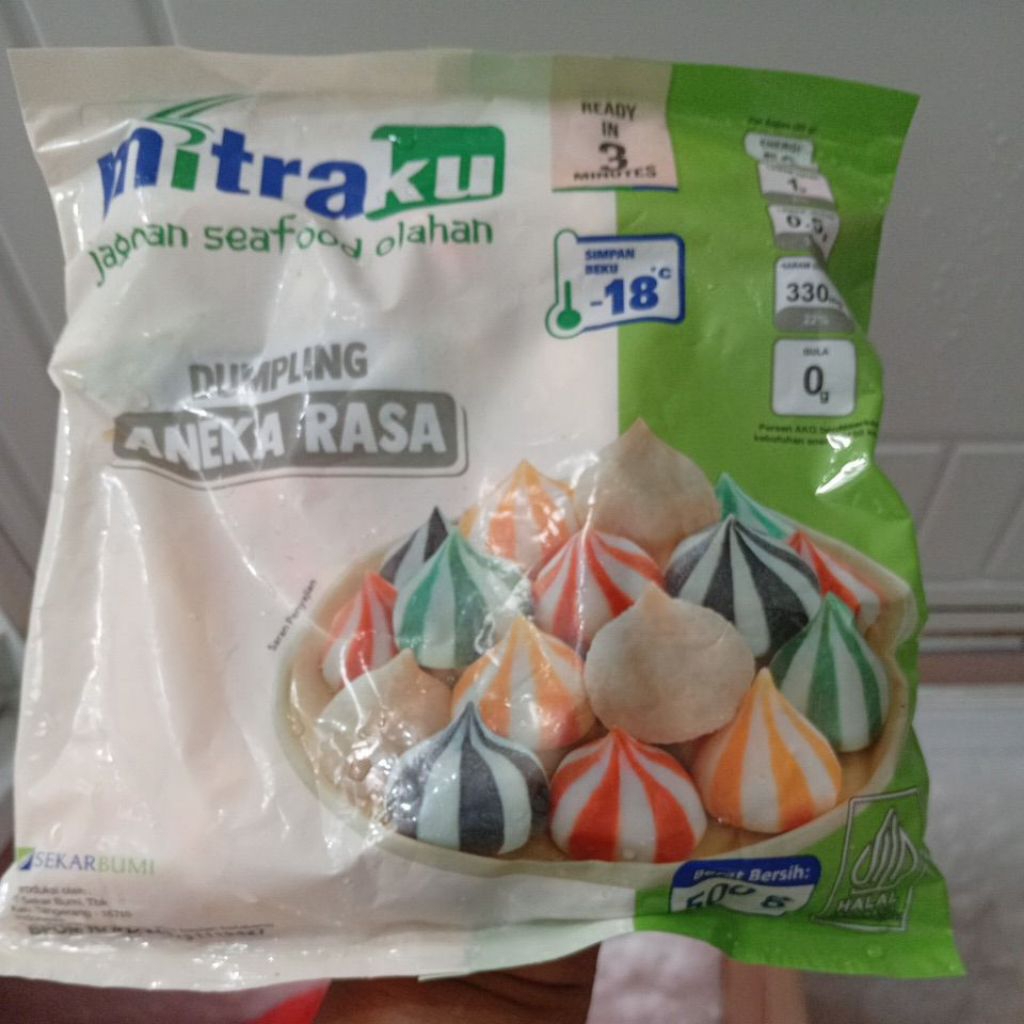 

mitraku dumpling aneka rasa UK 500 gr