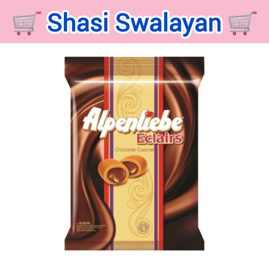 

Alpenliebe Eclairs Permen Cokelat Karamel 126gr / 40pcs