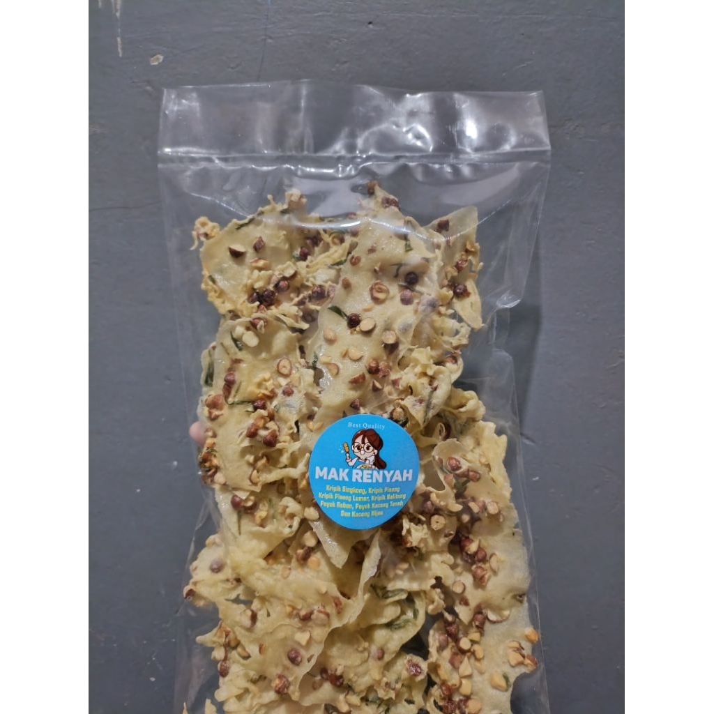 

peyek kacang & teri ukuran 250 gr