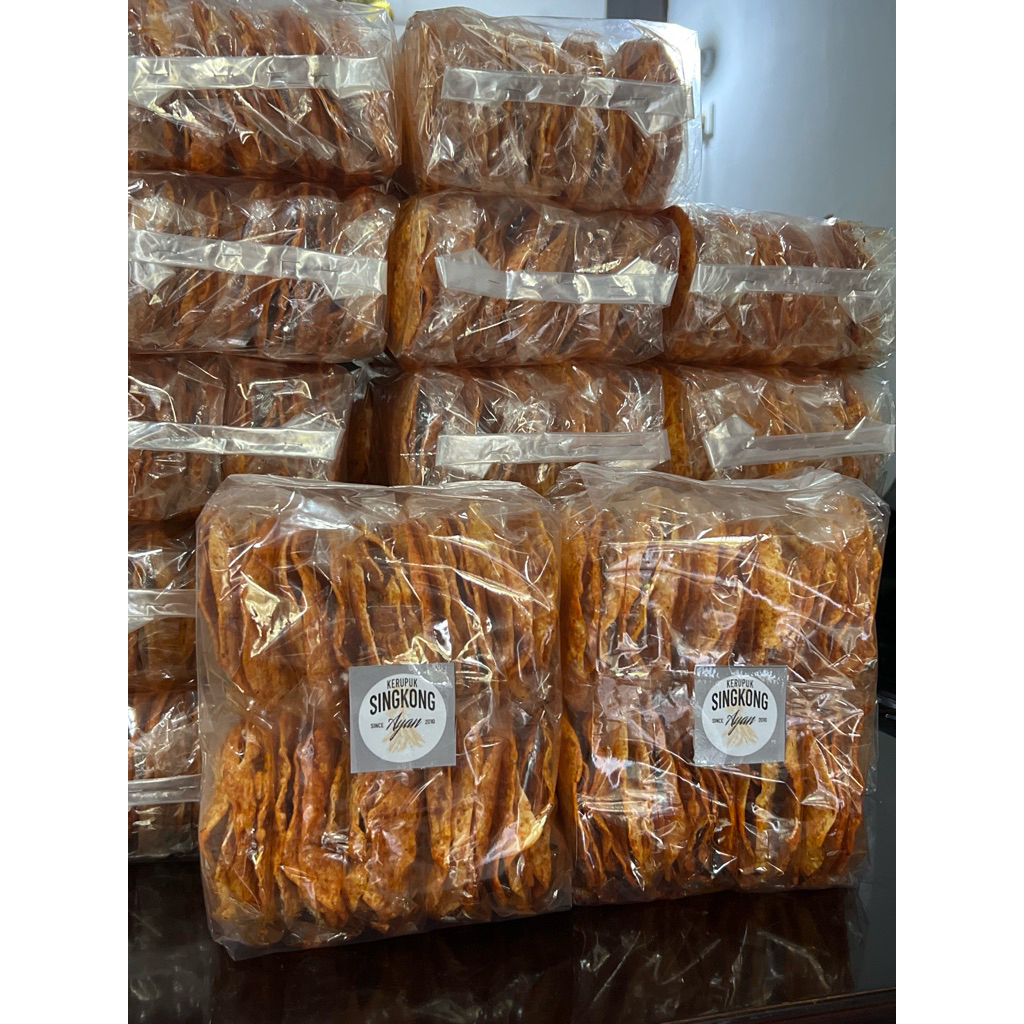 

VEGETARIAN Keripik Singkong Opak Selat Panjang Pedas Isi 10 bungkus