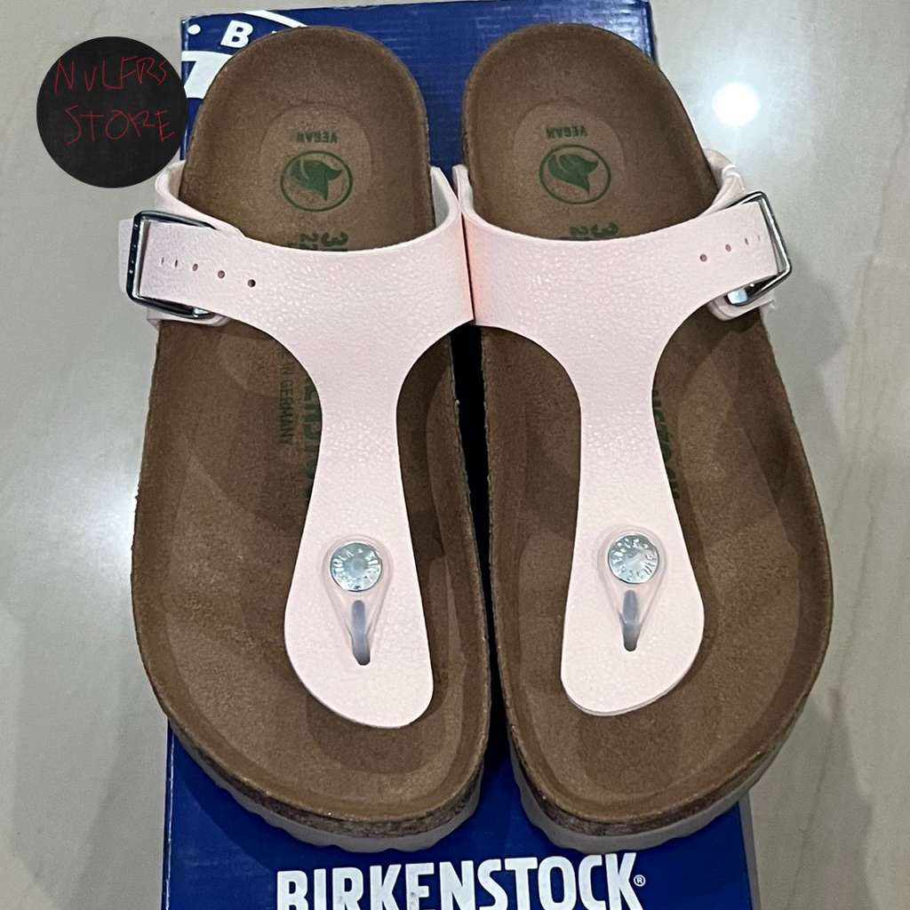 Birkenstock Gizeh Vegan Birko Flor 100% Original - Light Rose