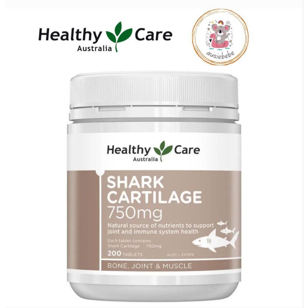 Healthy Care Shark Cartilage 750mg 200 Tablets