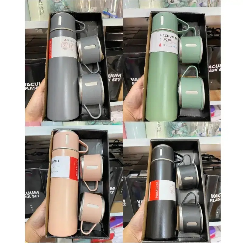 TERMOS VACUM FLASK GIFT BOX HAMPERS 500ML//TUMBLER BOTOL / Termos Hampers Box