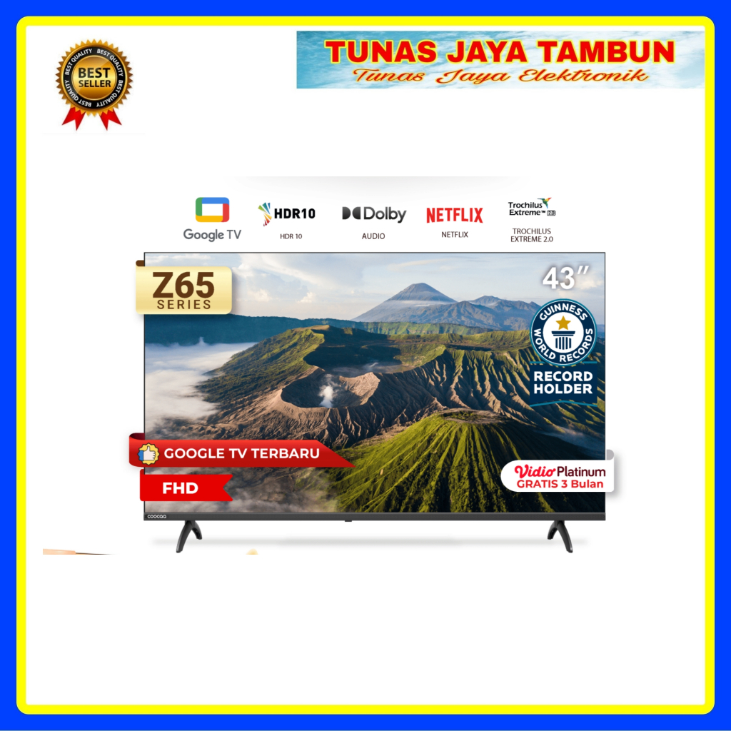 LED COOCAA 43Z65 / LED COOCAA 43 INCH / COOCAA 43Z65 GOOGLE TV