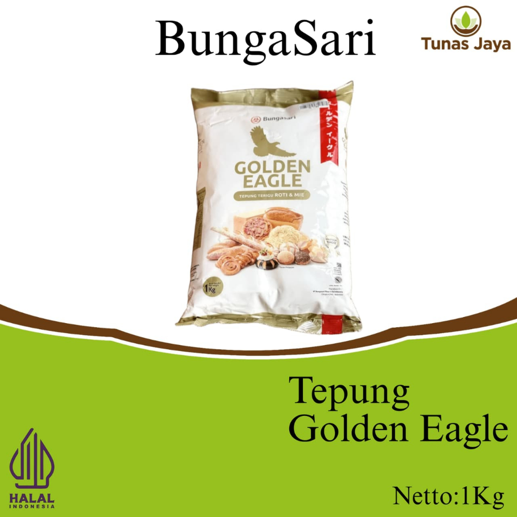 

Tepung Golden Eagle 1Kg/Tepung Protein Tinggi