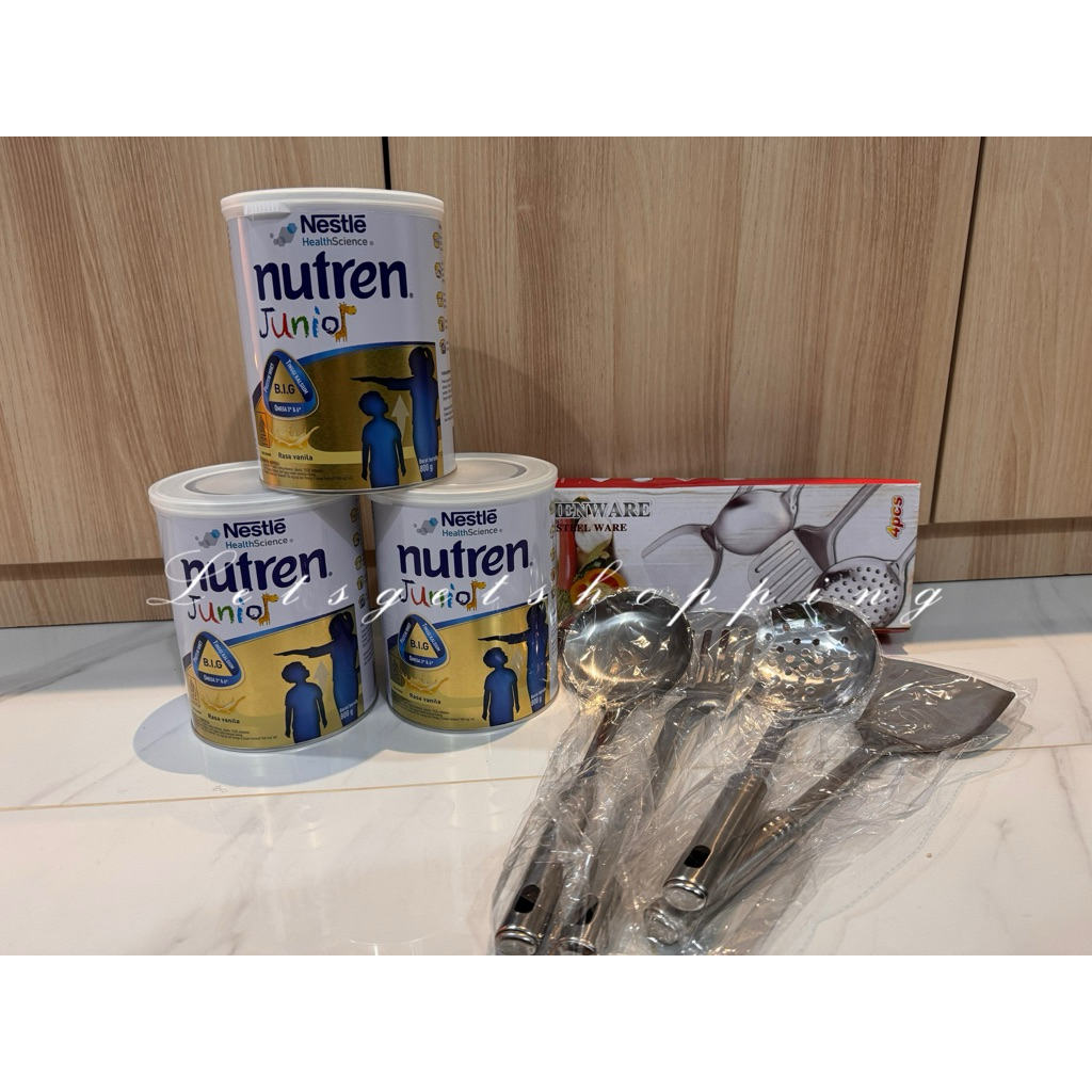 

FREE GIFT || NUTREN Junior Susu Pertumbuhan Vanila 1-10 tahun Kaleng 800g