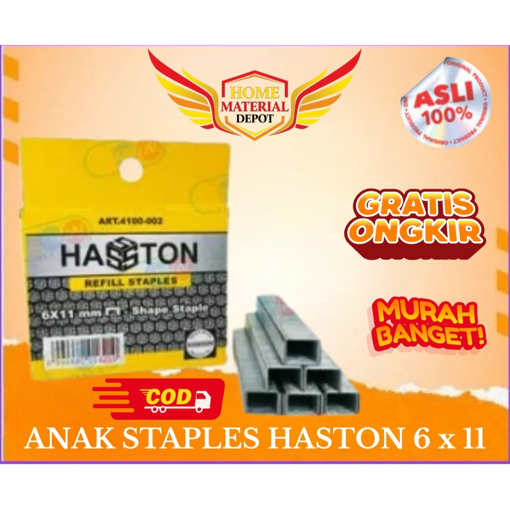 

Haston Prohex Refill Isi Necis Tembak Gun Stapler Tacker / Staples Tembak